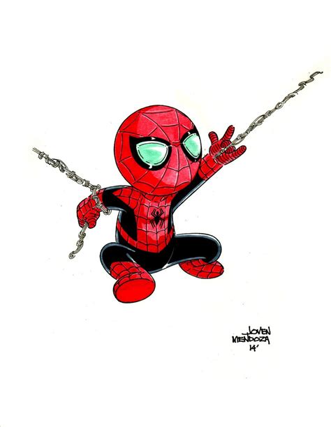 Baby Spiderman Drawing