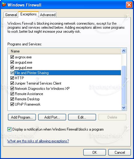 How To Configure Windows Xp Firewall For Network Sharing