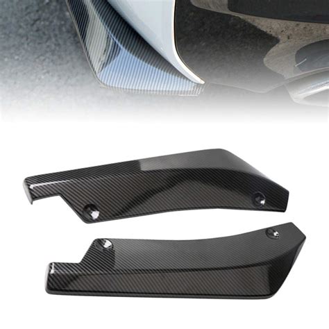 Buy Idain Pcs Car Universal Rear Bumper Lip Diffuser Splitter Canard