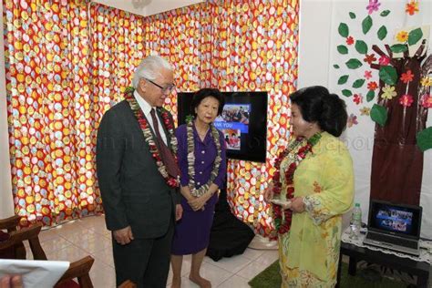 President Tony Tan And His Wife Mrs Mary Tan And Datin