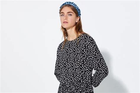 Zara Black And White Spot Dress Fire Sale UP TO 68 OFF