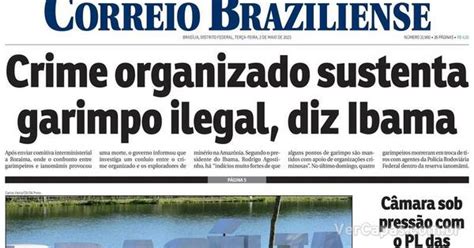 Capa Correio Braziliense Terça 2 de Maio de 2023