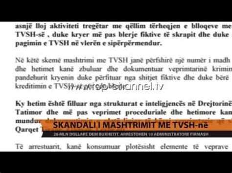 Megaskem E Mashtrimit Me Tvsh Top Channel Albania News Lajme