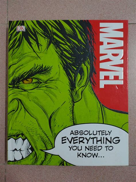 Hardcover Marvel Absolutely Everything You Need To Know Marvel