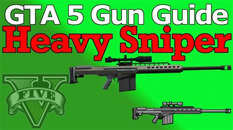 Gta 5 Heavy Sniper Gun Guide Review Stats And How To Unlock Youtube