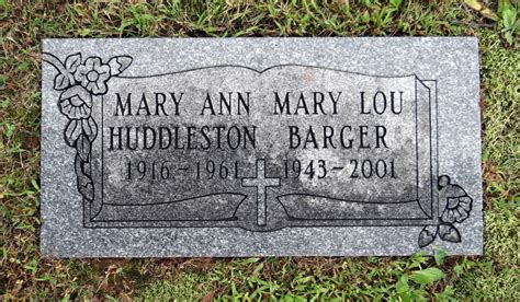 Mary Ann Munie Huddleston M Morial Find A Grave