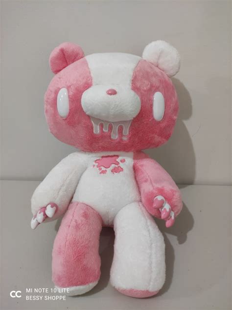 Big Chax Gloomy Bear Pink And White Monotone Rare On Carousell