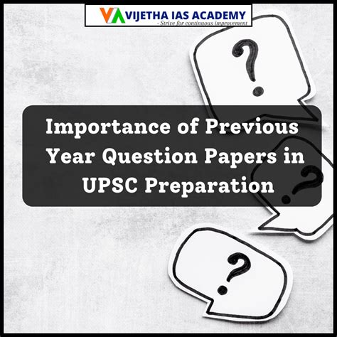 Importance Of Previous Year Question Papers In Upsc Preparation