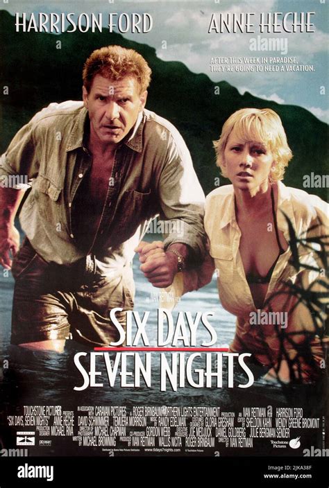 Harrison Ford Anne Heche Poster Film Six Days Seven Nights USA 1998