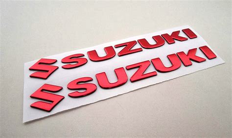 Suzuki 3D Badge Logo Autocollants Graphiques Décalcomanies Réservoir