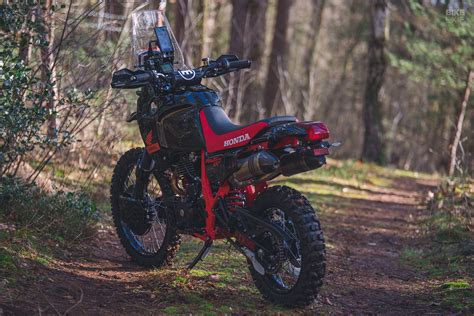 Dominate All Trails HB Custom S Rally Style Honda NX650 Bike EXIF