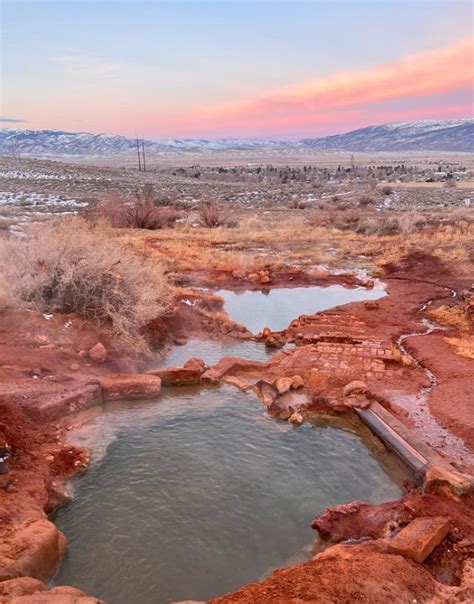 Soak In Red Hill Hot Springs Camping Swimming Monroe Utah