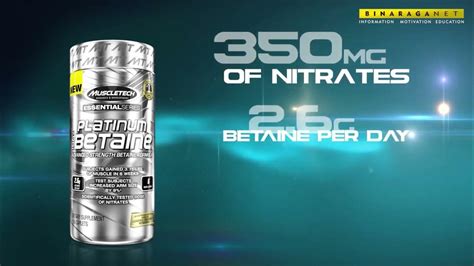 Betaine Platinum 100 Muscletech Review Youtube