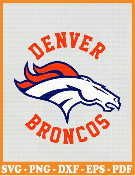 Denver Broncos Nfl Svg 11 Svg Dxf Cricut Silhouette Cut Etsy