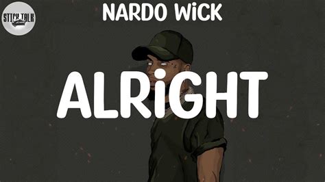 Nardo Wick Alright Lyric Video Alright Okay Go Go Go Youtube