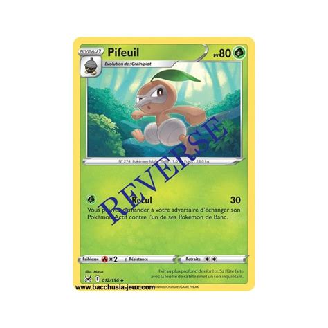 Carte Pokémon EB11 012 196 Pifeuil Reverse