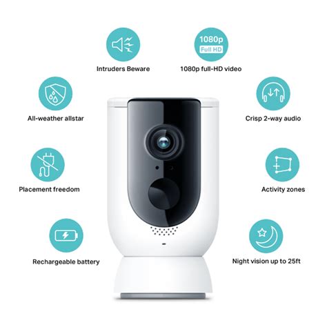 Kc S Kasa Smart Wire Free Camera System Tp Link