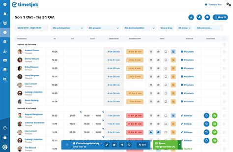 Tidrapportering Enkelt Tidrapporteringssystem Timetjek