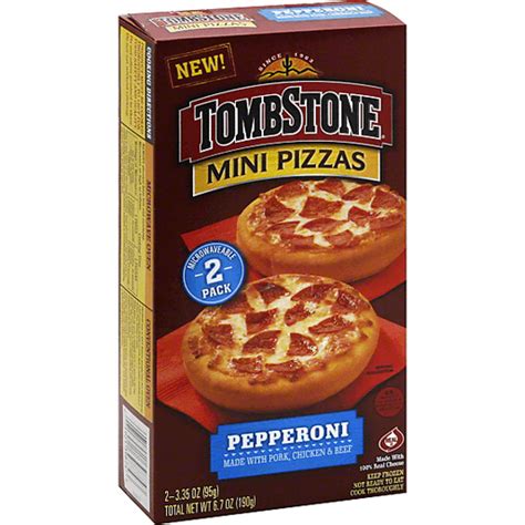 Tombstone Pizzas Mini Pepperoni 2 Pack Meat Edwards Food Giant