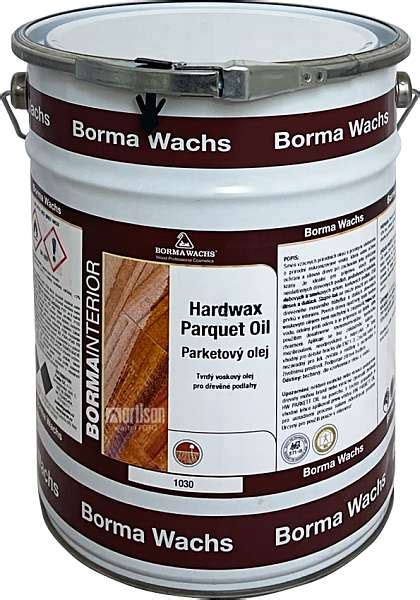 Borma Hardwax Parkett Oil Tvrd Voskov Olej Na Parkety L Bezbarv