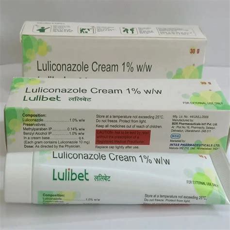 Lulibet Cream Luliconazole Cream Strength 2 W W Packaging Size