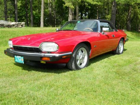 Beautiful Signal Red Xjs Convertible With Very Rare Speed Manual