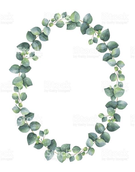 Image Result For Eucalyptus Wreath Clip Art Wreath Clip Art Floral