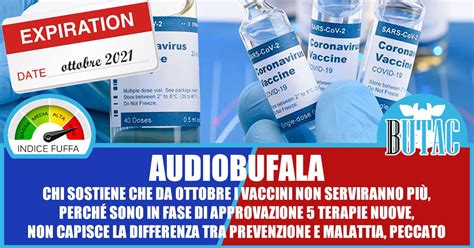 I Vaccini Scadono Il 20 Di Ottobre Butac Bufale Un Tanto Al Chilo