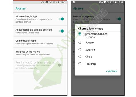 C Mo Cambiar La Forma De Los Iconos En Android One Androidayuda