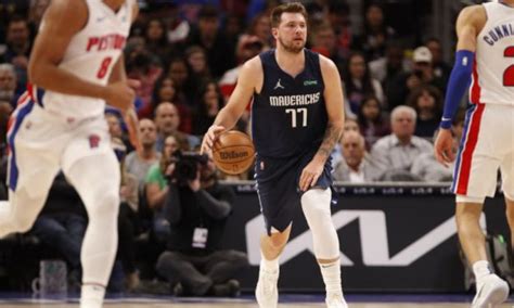 Luka Doncic Mavs Sweep Pistons For 50th Win Eurohoops