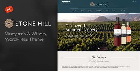 Stone Hill Vineyard And Winery Theme By Progressionstudios Themeforest