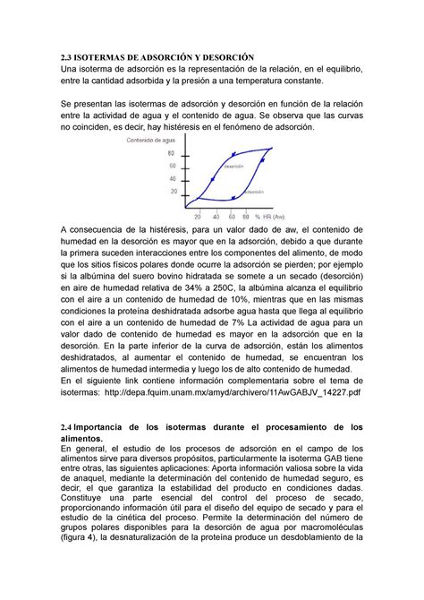 Isotermas De Adsorcion Desorcion Isotermas De Adsorci N Y Desorci N