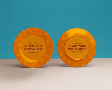 Free Plate Mockup PSD by MockupTree on Dribbble