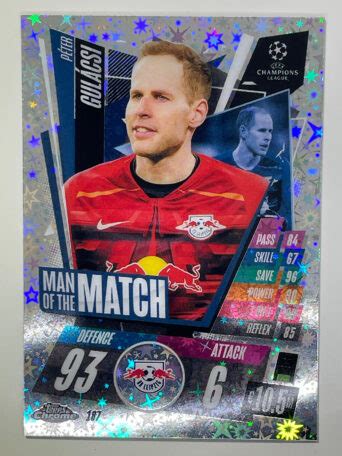 Peter Gulasci Man Of The Match Xfractor Topps Chrome Match Attax