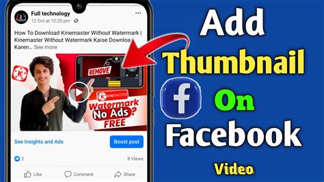 How To Add Thumbnail On Facebook Video In 2023 Add Thumbnail On