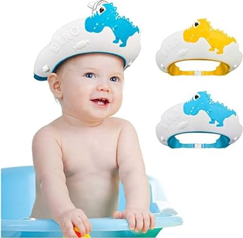 Baby Shower Cap 2 Pcs Silicone Shower Visor Bathing Hat Shower Cap