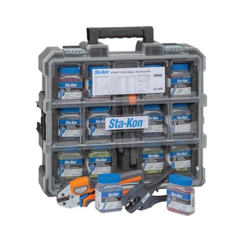 ABB Sta-Kon STAKIT-PLUS Nylon Terminal Installation Kit with 775 ...