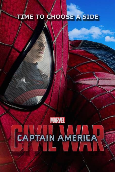 Just For Fun Fan Made Spider Man Themed Captain America Civil War Posters Worthy Of Being Real