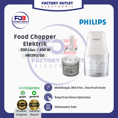 Promo Philips Hr Daily Food Chopper Pencacah Makanan Elektrik