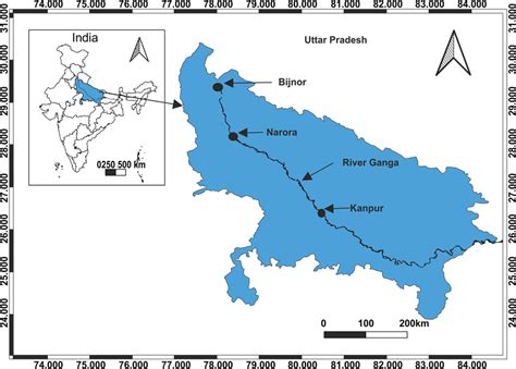 Sampling locations in river Ganga | Download Scientific Diagram