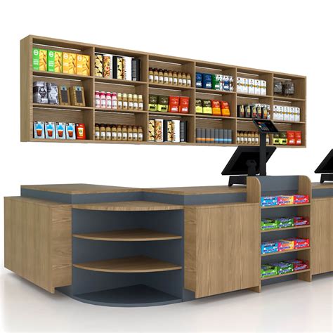 Supermarket Front Desk New Cashier Counter Retail Shop Checkout Counter