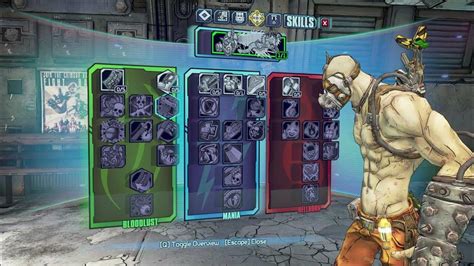 Borderlands 2 Best Psycho Krieg Level 30 Build Youtube