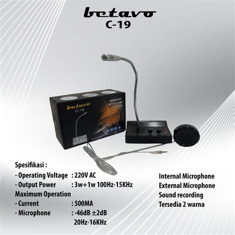 Mic Loket Mic Counter Betavo C Professional Microphone Audio Pro