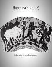 Herakles Pdf Herakles Hercules Herakles Defeats Geryon And Steals