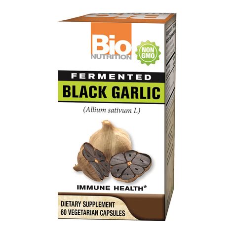 Bio Nutrition Fermented Black Garlic Allium Sativum L Mg