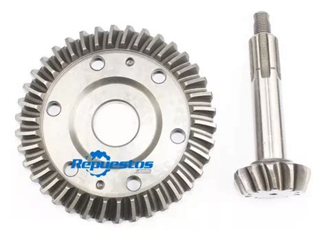 Piñón Y Corona Diferencial 12 38 Para Trimoto Motocarro Meses sin interés