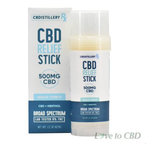 Cbdistillery Rx Cbd Topical Cooling Broad Spectrum Relief Stick