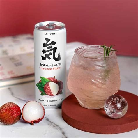 GENKI FOREST Flavored Sparkling Lychee Fizzy 0 Sugar 0 Calories 100