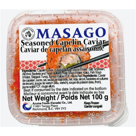 Masago Seasoned Capelin Caviar Marche Newon