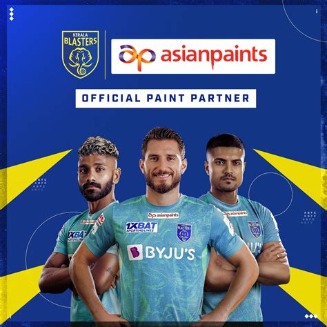 Asian Paints Join Hands With Kerala Blasters Fc As Official Paint